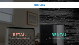 What Coway.com website looked like in 2019 (4 years ago)