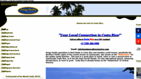 What Costaricarealestateamigo.com website looked like in 2019 (4 years ago)