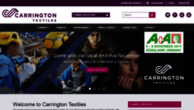 What Carrington.uk.com website looked like in 2019 (4 years ago)