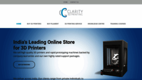 What Clarity3dprinting.com website looked like in 2019 (4 years ago)