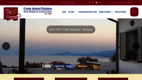 What Crete-island.net website looked like in 2019 (4 years ago)
