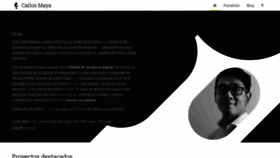 What Carlosmaya.com website looked like in 2019 (4 years ago)