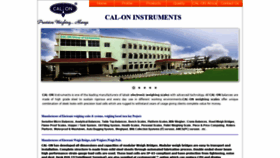 What Cal-on.com website looked like in 2019 (4 years ago)