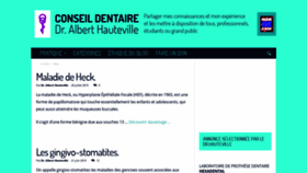 What Conseildentaire.com website looked like in 2019 (4 years ago)