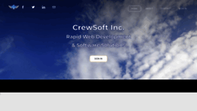 What Crewsoft.ca website looked like in 2019 (4 years ago)