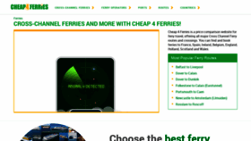 What Cheap4ferries.com website looked like in 2019 (4 years ago)