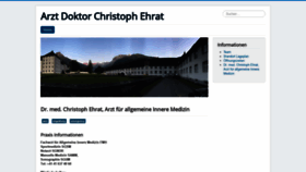 What Christoph-ehrat.ch website looked like in 2019 (4 years ago)