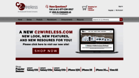 What C2wireless.net website looked like in 2019 (4 years ago)