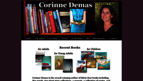 What Corinnedemas.com website looked like in 2019 (4 years ago)
