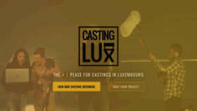 What Castinglux.com website looked like in 2019 (4 years ago)