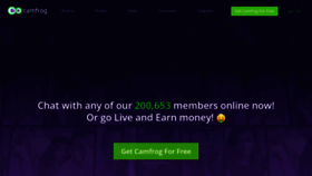 What Camfrogweb.com website looked like in 2019 (4 years ago)