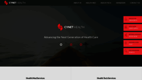 What Cynethealth.com website looked like in 2019 (4 years ago)