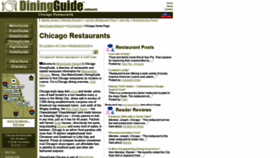 What Chicago.diningguide.com website looked like in 2019 (4 years ago)