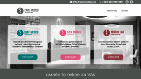 What Caremedico.cz website looked like in 2019 (4 years ago)