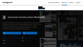What Concreteconstructionmediakit.com website looked like in 2019 (4 years ago)