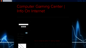 What Computer-gaming-center.blogspot.com website looked like in 2019 (4 years ago)