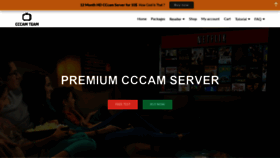What Cccamteam.com website looked like in 2019 (4 years ago)