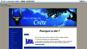 What Cheznousencrete.com website looked like in 2019 (4 years ago)