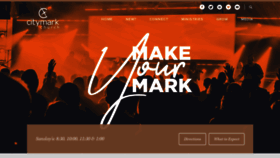What Citymarkchurch.org website looked like in 2019 (4 years ago)