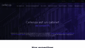 What Cellenza.com website looked like in 2019 (4 years ago)