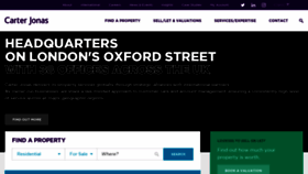 What Carterjonas.co.uk website looked like in 2019 (4 years ago)