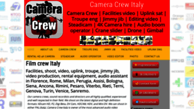 What Cameracrew.it website looked like in 2019 (4 years ago)