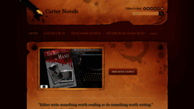 What Carternovels.com website looked like in 2019 (4 years ago)