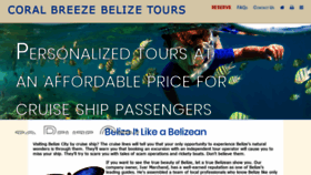 What Coralbreezetours.com website looked like in 2019 (4 years ago)