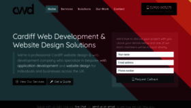 What Cardiffwebdevelopment.co.uk website looked like in 2019 (4 years ago)
