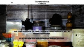 What Countrychunkiecandles.com website looked like in 2019 (4 years ago)