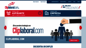 What Cliplaboral.com website looked like in 2019 (4 years ago)