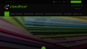 What Couleurcartouche.com website looked like in 2019 (4 years ago)