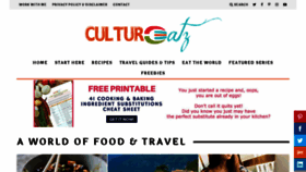 What Cultureatz.com website looked like in 2019 (4 years ago)