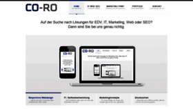 What Co-ro.de website looked like in 2019 (4 years ago)