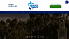 What Calabasasdentalinstitute.com website looked like in 2019 (4 years ago)