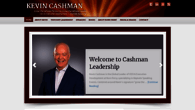 What Cashmanleadership.com website looked like in 2019 (4 years ago)