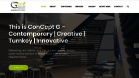 What Conceptg.co.za website looked like in 2019 (4 years ago)