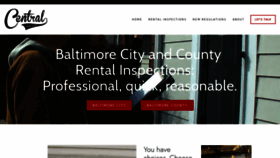 What Centralinspectionspro.com website looked like in 2019 (4 years ago)
