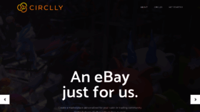 What Circlly.com website looked like in 2019 (4 years ago)