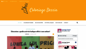 What Coloriage-dessin.com website looked like in 2019 (4 years ago)