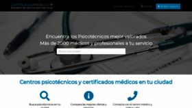 What Certificados-medicos.com website looked like in 2019 (4 years ago)
