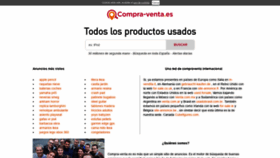 What Compra-venta.es website looked like in 2019 (4 years ago)