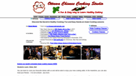 What Chinesecookingstudio.com website looked like in 2019 (4 years ago)