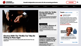 What Canadian-accountant.com website looked like in 2019 (5 years ago)