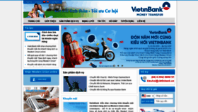 What Chuyentien.vietinbank.vn website looked like in 2019 (4 years ago)