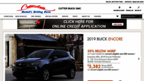 What Cutterbuickgmchawaii.com website looked like in 2019 (4 years ago)