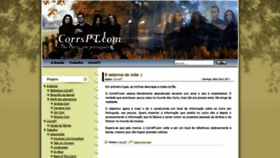 What Corrspt.com website looked like in 2019 (4 years ago)