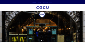 What Cocu.ie website looked like in 2019 (4 years ago)