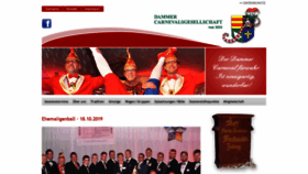 What Carneval-in-damme.de website looked like in 2019 (4 years ago)