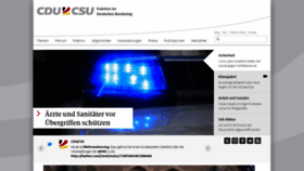 What Cducsu.de website looked like in 2019 (4 years ago)